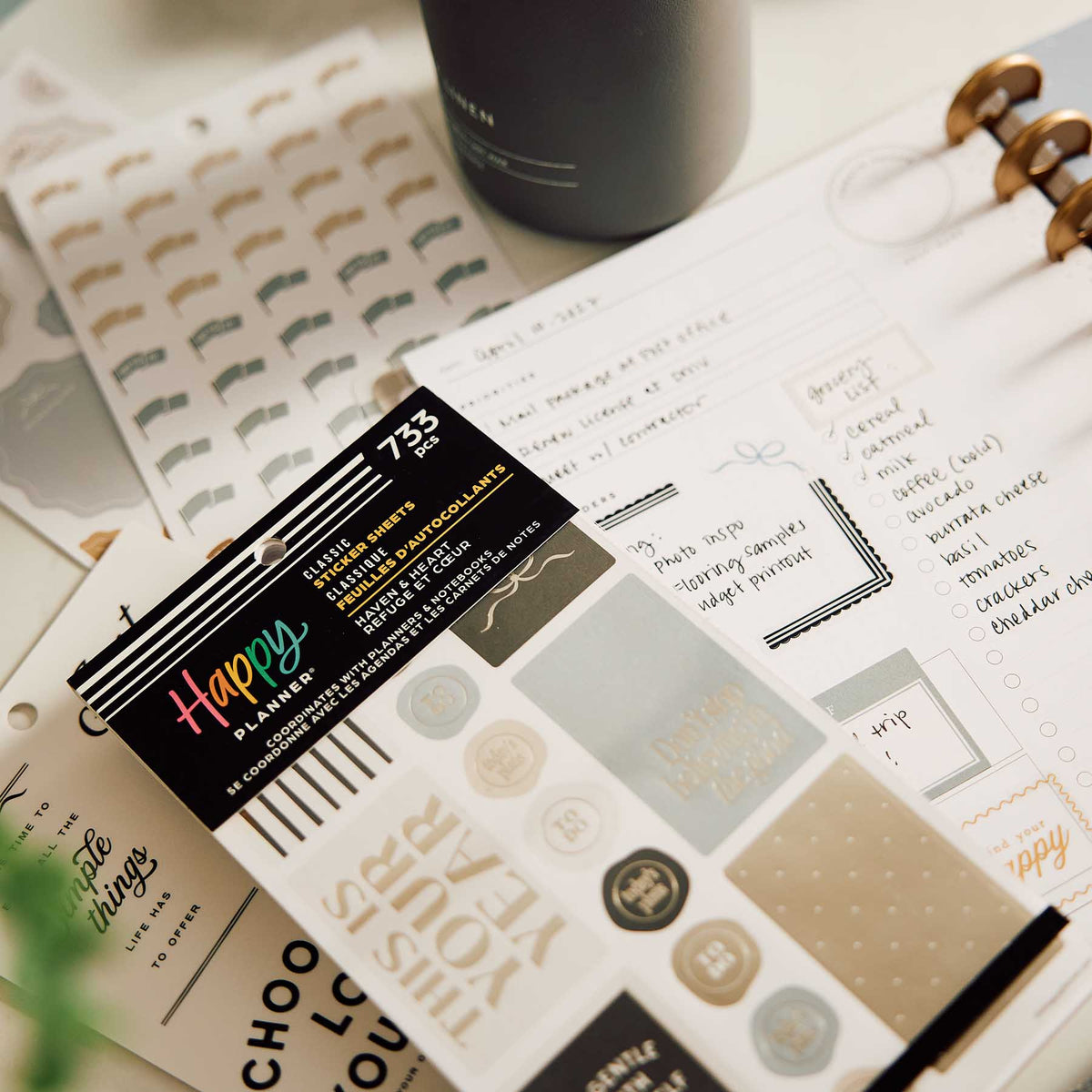 Happy Planner Haven & Heart Classic Sticker Book