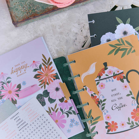 Happy Planner Petal Press Mini extension pack for disc-bound planning