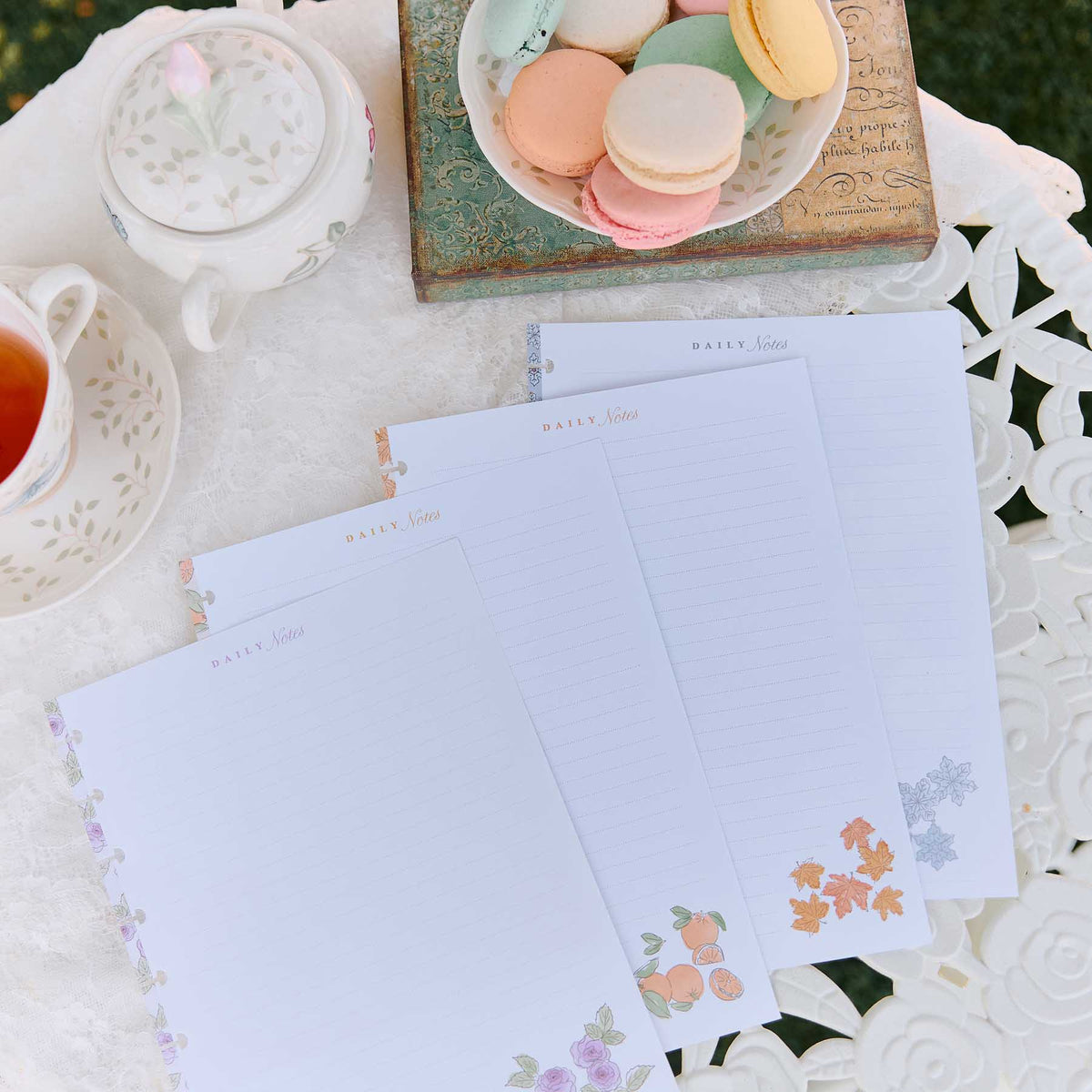 Happy Planner Seasonal Sidewalks paper for Classic planners and journals