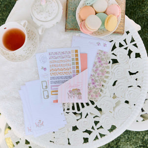 Happy Planner Seasonal Sidewalks Mini paper and sticker accessories for disc-bound planning