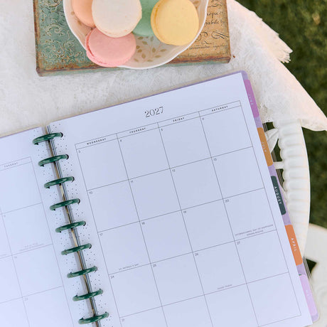Hive and Bloom dated Big Horizontal Planner by The Happy Planner