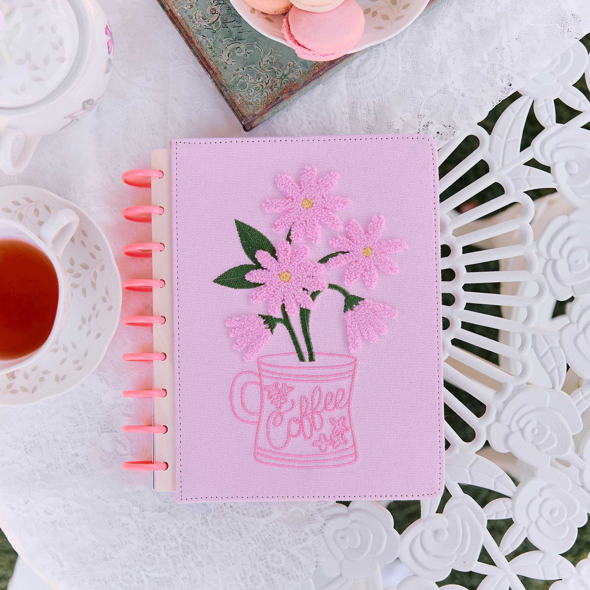 Happy Planner Petal Press 2027 planner lifestyle product view