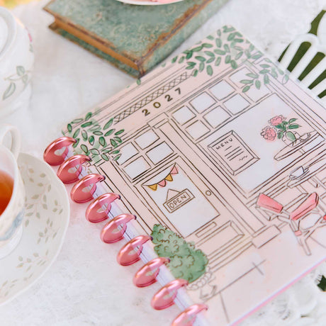 Happy Planner 2027 Deluxe Seasonal Sidewalks dated Classic Dashboard planner