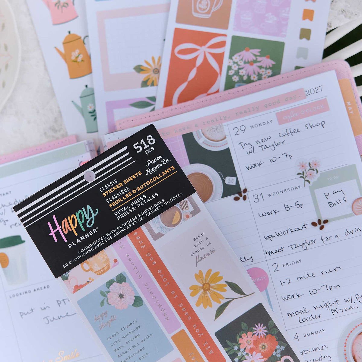 Happy Planner Petal Press Classic Sticker Book