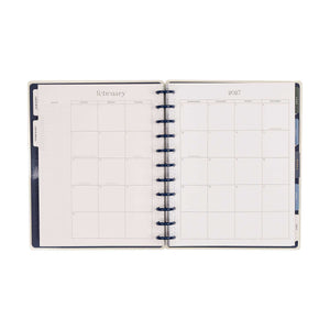 Happy Planner Wildflower Daydream February and 2027 monthly calendar pages