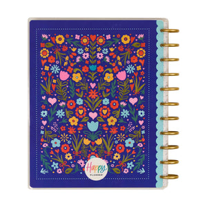 Happy Planner Little Garden Big planner colourful floral cover detail