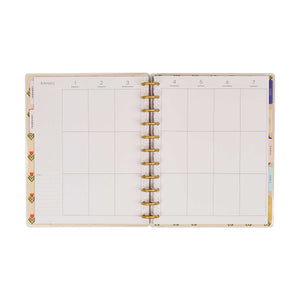 Little Garden Big planner dated planning columns and gold discs