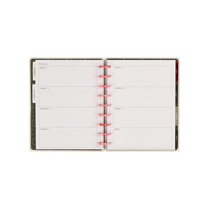 Happy Planner Twilight Tapestry Classic Horizontal Planner 2027: Monthly spread with spacious writing sections