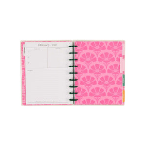 Happy Planner Hive & Bloom Classic Vertical Planner 2027: February 2027 pink floral divider
