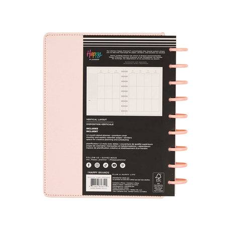 Wildflower Daydream 2027 Classic planner packaging with pink cover