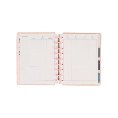 Wildflower Daydream Classic planner weekly Vertical spread with daily columns