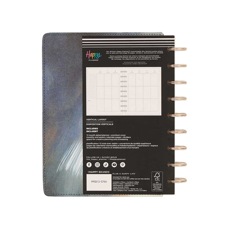 Starlit Glow 2027 Classic planner packaging and metallic discs