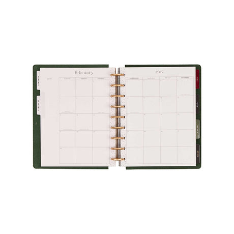 Twilight Tapestry Classic planner monthly calendar with dated grid pages