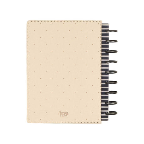 Haven & Heart planner beige back cover and black discs