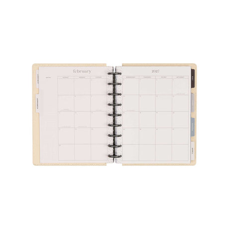 Haven & Heart Classic planner monthly calendar and Dashboard spread