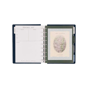 Happy Planner Wildflower Daydream Classic Dashboard Planner 2027 - February 2027 dashboard with floral artwork