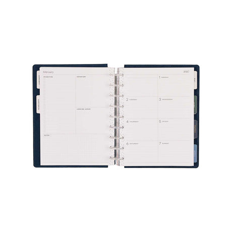 Happy Planner Wildflower Daydream Classic Dashboard Planner 2027 - weekly Dashboard spread with lists and daily sections
