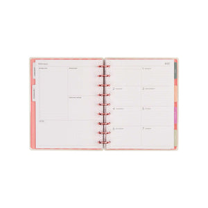 Happy Planner Deluxe Seasonal Sidewalks weekly dashboard pages and colourful dividers