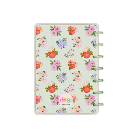 Happy Planner Petal Press floral cover with fruit accents and translucent green discs
