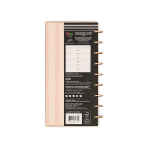 Seasonal Sidewalks Skinny Classic planner back cover with product details and disc binding