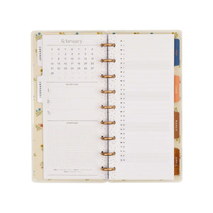 Fall Picnic Skinny Classic planner open monthly spread and lined planning pages