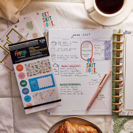 Happy Planner Pajama Plans Classic Sticker Book