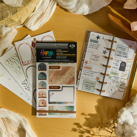 Happy Planner Starlit Glow Classic Sticker Book