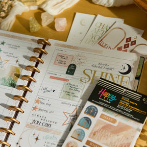 Happy Planner Starlit Glow Classic Sticker Book