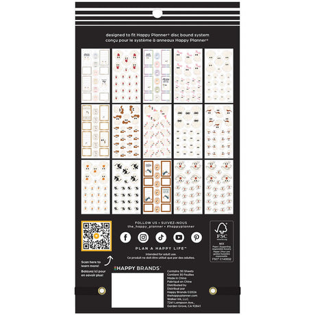 Happy Planner Ghosty Season Sticker Book packaging showing themed sticker sheets