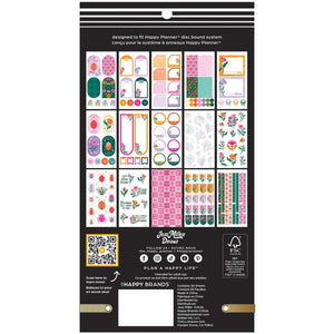 Happy Planner Hive & Bloom Big Sticker Book packaging showing floral and planning sticker designs