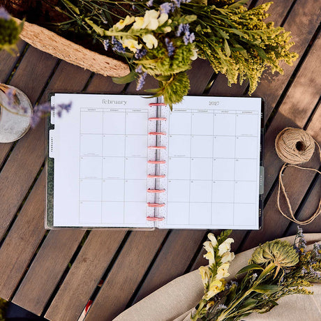 Happy Planner Twilight Tapestry Classic Horizontal Planner 2027: Planner lifestyle view