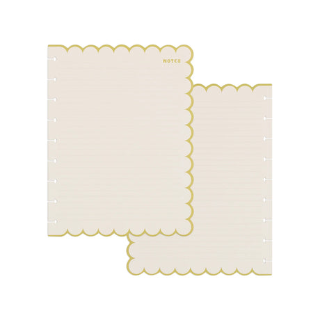 Happy Planner Sunshine Splash Scalloped Classic Filler Paper - Dotted Lined