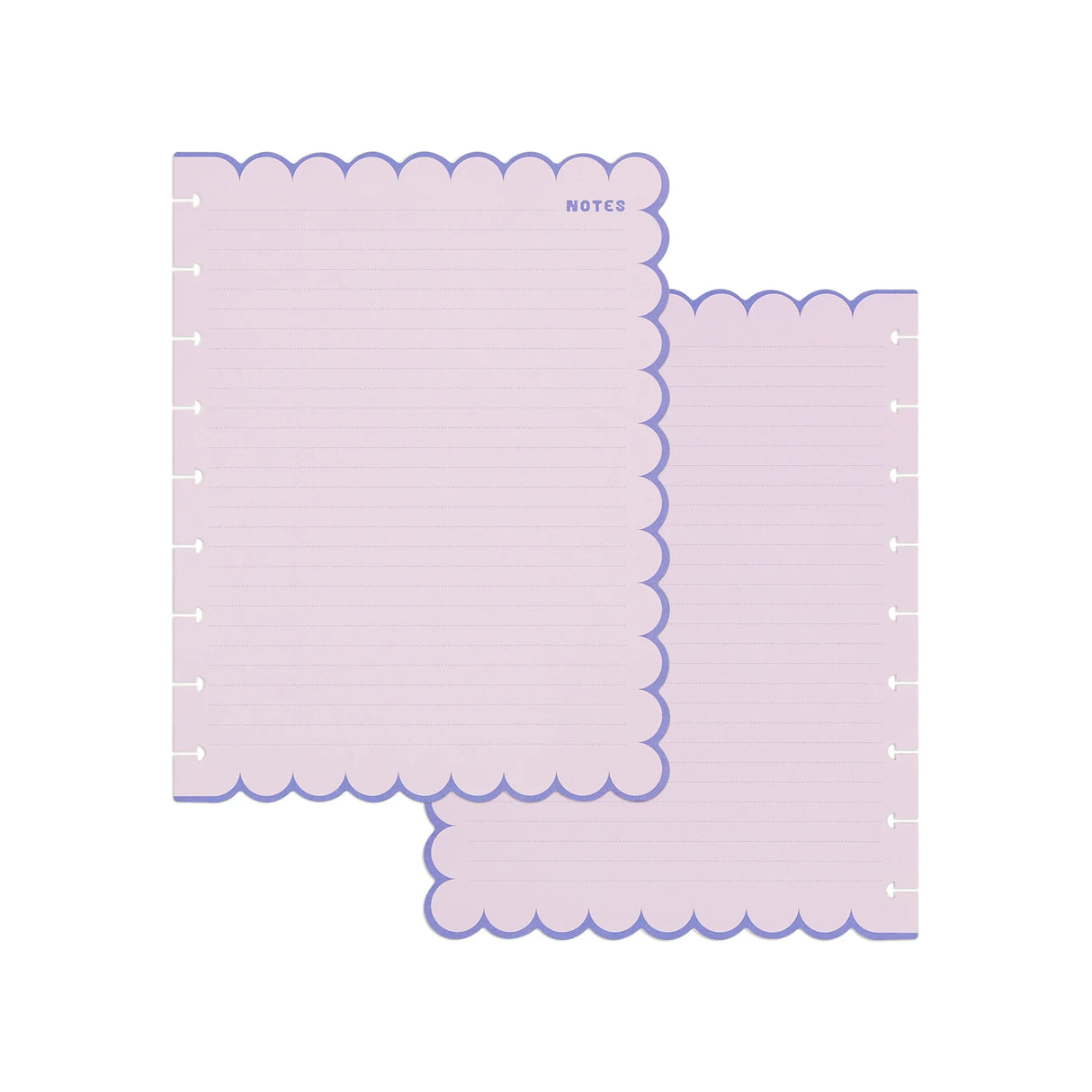 Happy Planner Sunshine Splash Scalloped Classic Filler Paper - Dotted Lined