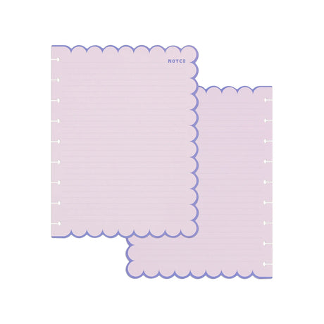 Happy Planner Sunshine Splash Scalloped Classic Filler Paper - Dotted Lined