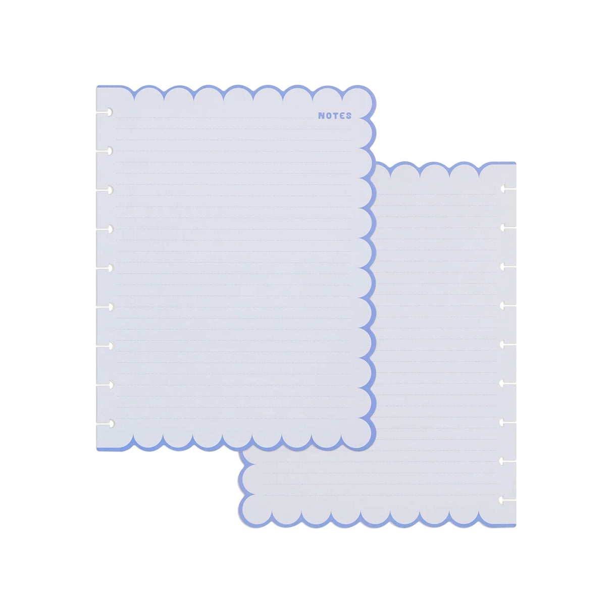 Happy Planner Sunshine Splash Scalloped Classic Filler Paper - Dotted Lined