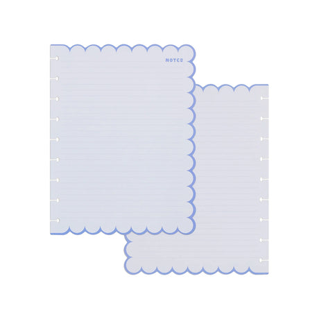Happy Planner Sunshine Splash Scalloped Classic Filler Paper - Dotted Lined