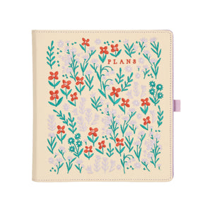 Happy Planner Classic Embroidered Tiny Florals Folio