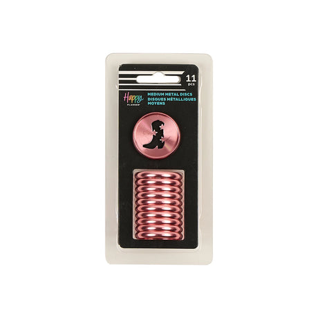 Happy Planner Coral Western Boot Medium Metal Disc Set