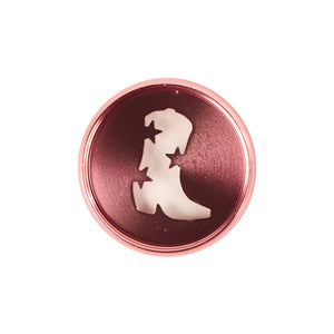 Happy Planner Coral Western Boot Medium Metal Disc Set