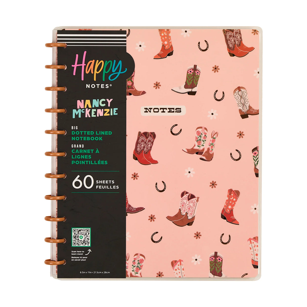 Happy Planner Western Bloom Big Notebook - Dotted Lined