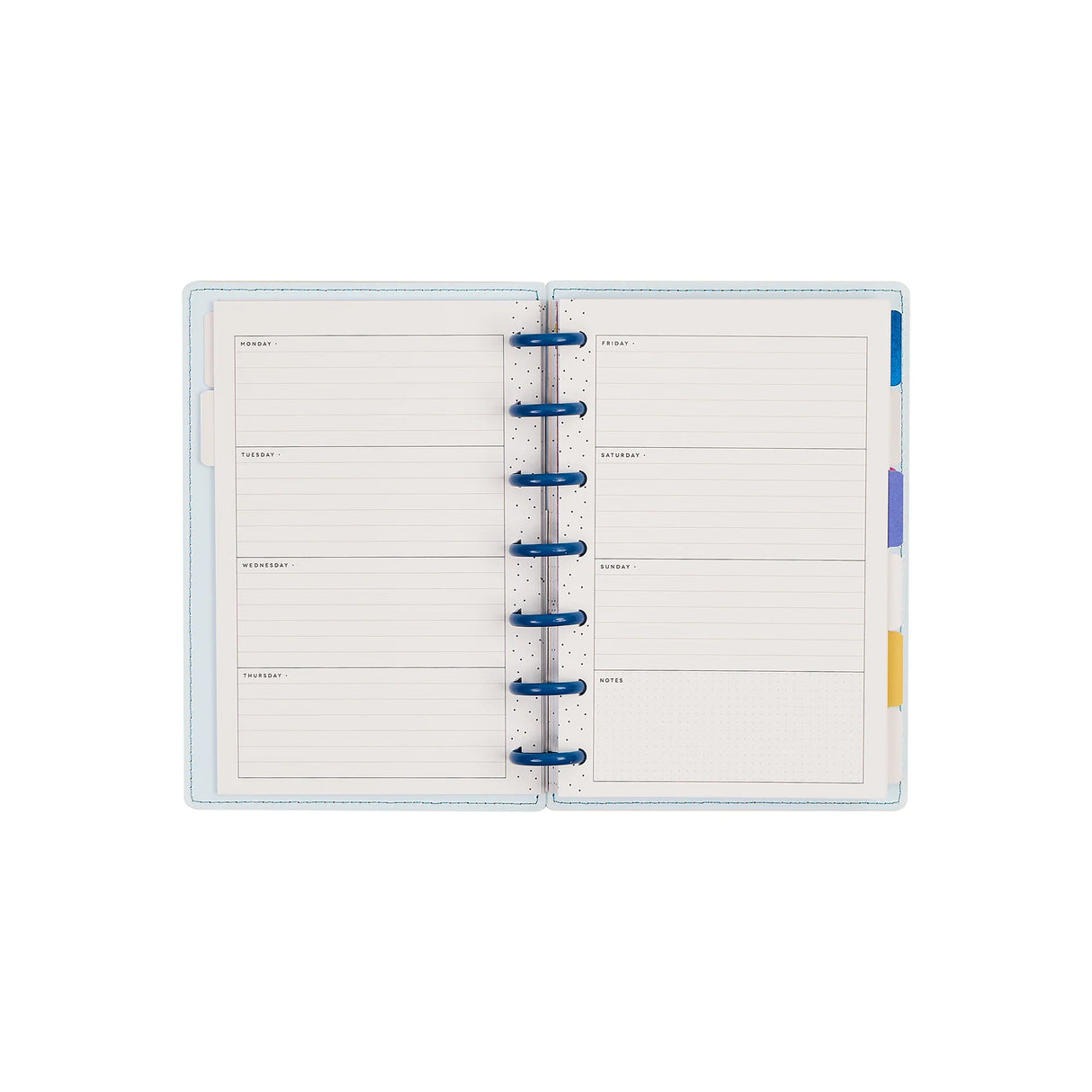 Happy Planner Deluxe Mini Sunshine Splash 12-Months Undated Planner - Horizontal