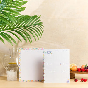 Happy Planner Sunshine Splash Shopping List Fill Paper