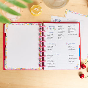Happy Planner Sunshine Splash Shopping List Fill Paper