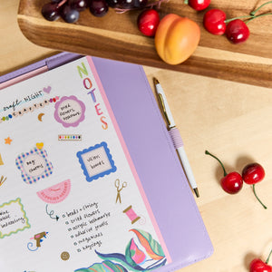 Happy Planner Classic Embroidered Tiny Florals Folio