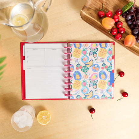 Happy Planner Deluxe Sunshine Splash Classic 12-Month Undated Planner - Dashboard