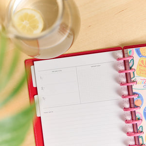 Happy Planner Deluxe Sunshine Splash Classic 12-Month Undated Planner - Dashboard