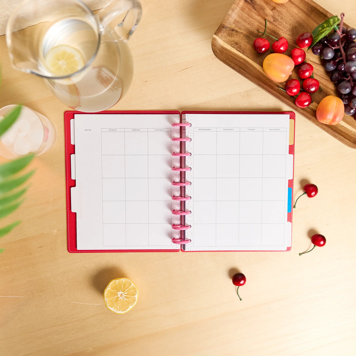 Happy Planner Deluxe Sunshine Splash Classic 12-Month Undated Planner - Dashboard