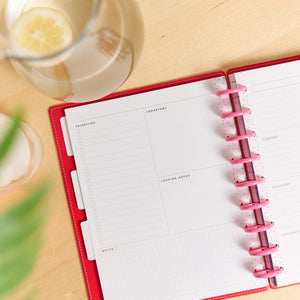 Happy Planner Deluxe Sunshine Splash Classic 12-Month Undated Planner - Dashboard