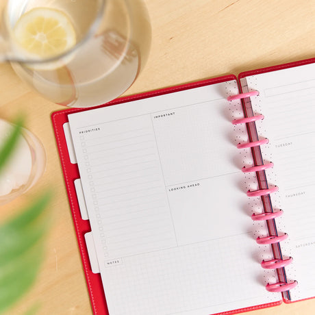 Happy Planner Deluxe Sunshine Splash Classic 12-Month Undated Planner - Dashboard