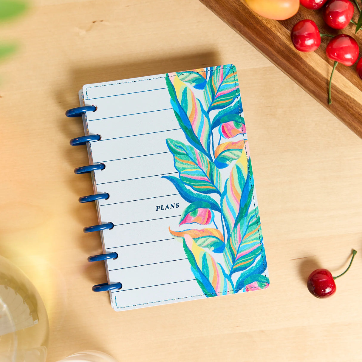 Happy Planner Deluxe Mini Sunshine Splash 12-Months Undated Planner - Horizontal